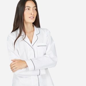 Everlane Oxford Pajama Shirt Size S